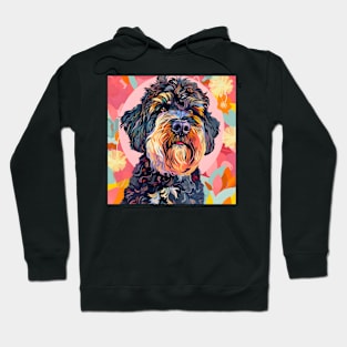 Bouvier des Flandres in 80's Hoodie